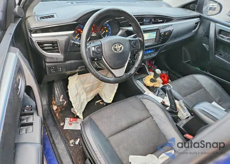 2015 Toyota Corolla S Plus from USA, damaged, VIN 2T1BURHE0FC258079